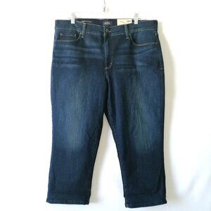 NWT NYDJ Womens Blue Marilyn Crop Jeans Size 18W